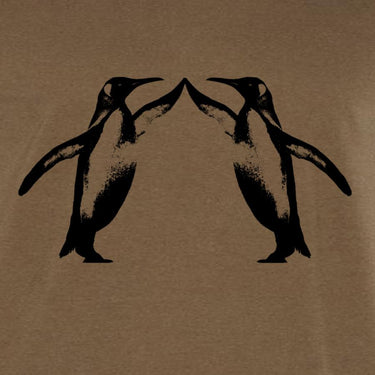 penguin high five men's t-shirt design